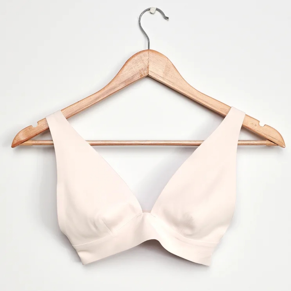 NWT FP Erin Scuba Neo Plunge Bralette Pink - Picture 5 of 14